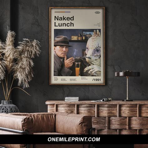 Midcentury Naked Lunch Movie Poster