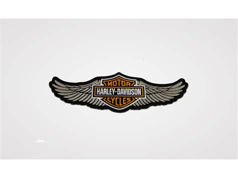 Harley Davidson Patch Emblem Bar Shield Wings