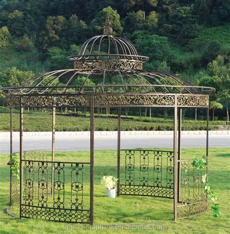 Garden Large Victorian Style Metal Decorative Iron Domb Gazebo For Sale Buy Round Metal Gazebo