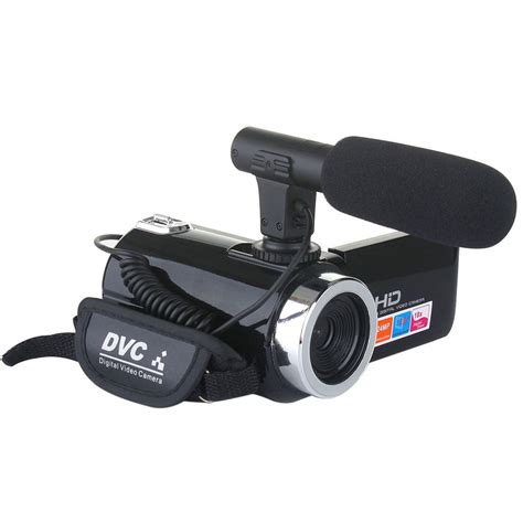 Video Camera Camcorder Full HD Vlogging Camera with External Microphone ...