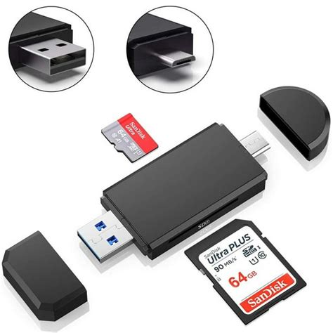 3 0 Usb Type C Card Reader Sd Micro Sd Card Reader Memory Card Reader With Micro Usb Otg Usb