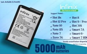 Infinix Mobile Battery For Bl Gx Infinix Hot S Note Note Hot Pro Hot Hot Pro