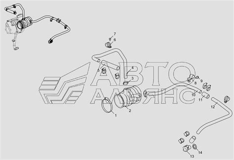 Патрубок всасывающий 536-30-111800-030 ЯМЗ-536 (Чертеж № 33: список ...