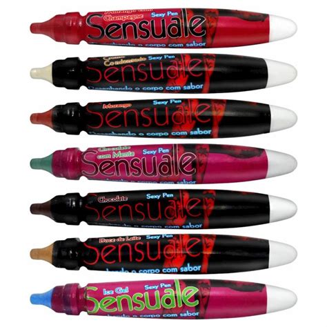 Caneta Comestível Ice Menta Sexy Pen 20g Sensuale Picantte Sex Shop