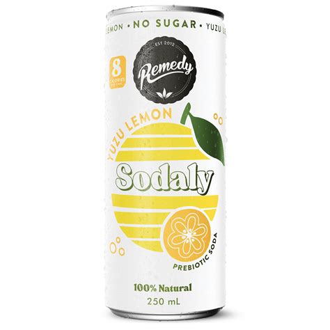 Yuzu Lemon Sodaly No Sugar Soft Drink Remedy Drinks