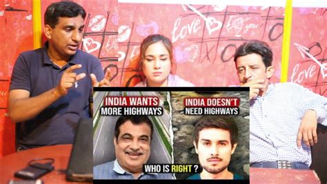 Pakistani Reacts To Nitin Gadkari Vs Dhruv Rathee Road Infrastructure