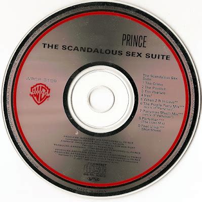 Bentleyfunk 2020 Blogspot PRINCE The Scandalous Sex Suite EP Japanese Bonus 1989