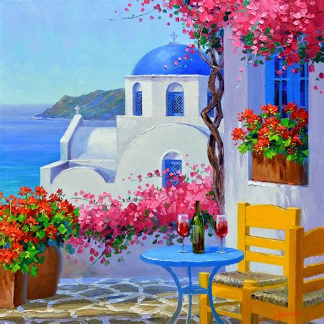 Casa De F Rias Greece Painting Art Painting Painting Art Projects