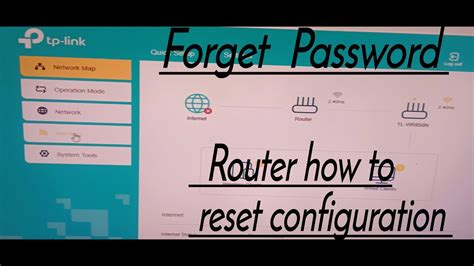 How To Reset Tp Link Router And Configuration Youtube