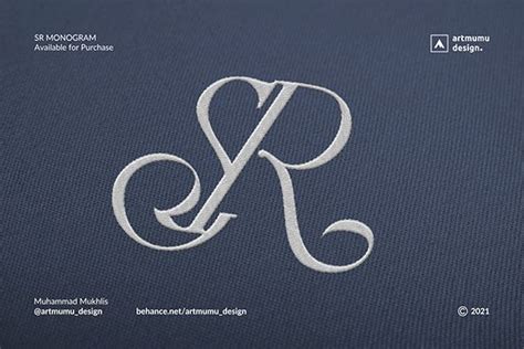 SR MONOGRAM on Behance | Lettering design, Tattoo lettering, Monogram