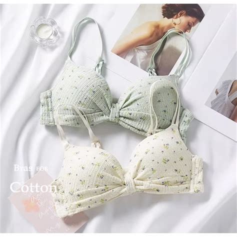 Soutien Feminino Sem Costura Bra Linda Alça Cruzada Costas Lingerie Push Up Wireless Youth Girl