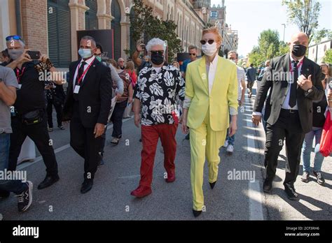 Pedro Almodovar Tilda Swinton 77th Venice Film Festival In Venice