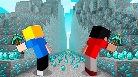 E Se Eu Minerar Uma Montanha De Diamantes No Minecraft Youtube