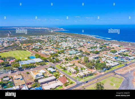 Aerial View Of Kalbarri Town In Australia Stock Photo Alamy
