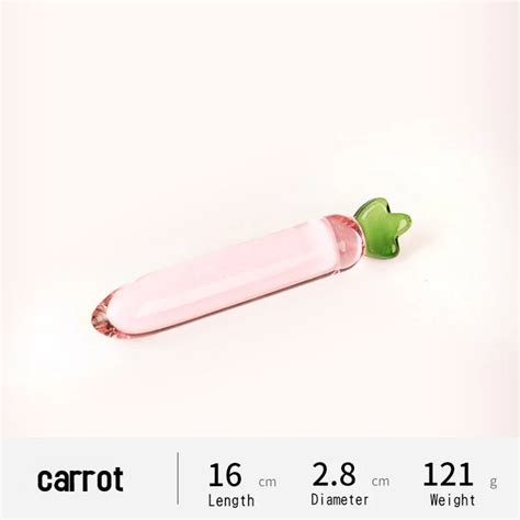 Types Vegetable And Fruit Shape Crystal Dildo Glass Butt Plug Cute Novelty Adult Sex Toys
