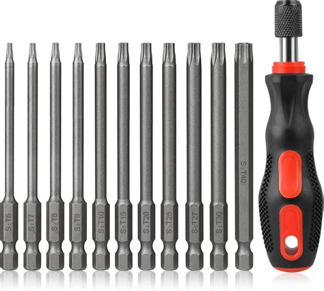 Torx Bit Set Hakkin Mm Tamper Proof Security Torx Bits With Magnetic