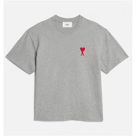 Футболка Ami Paris, размер 54, цвет серый - купить по выгодной цене в ...