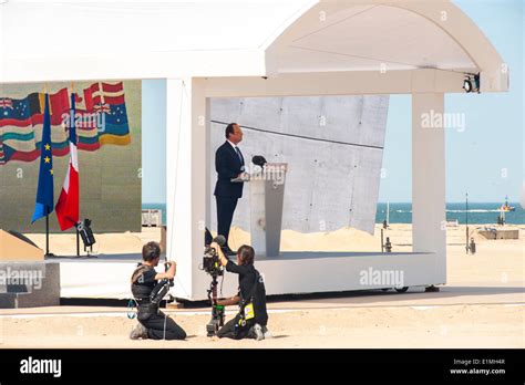 Ouistreham Sword Beach Normandy France Politics 70th Anniversary