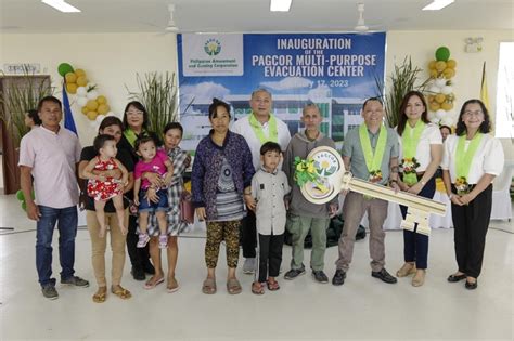 Pagcor Unveils New Multi Purpose Evacuation Center In Camsur The