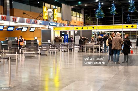 Checkin Hall In Charleroi Airport Belgium High-Res Stock Photo - Getty ...