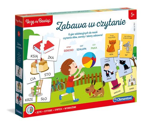 Gra Edukacyjna Zabawa W Czytanie Gry Dla Dzieci Hurtownia Bia Y