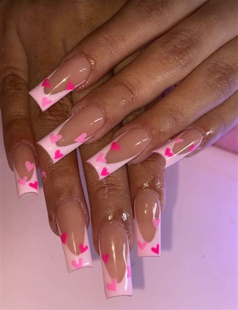 Pin By Juliaaa On NAILS Valentine S Day Nails Pink Nails Valentines