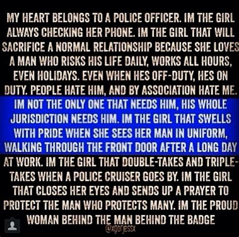 Pin By Stephanie S On Police Life Police Quotes Police Wife Police Wife Life