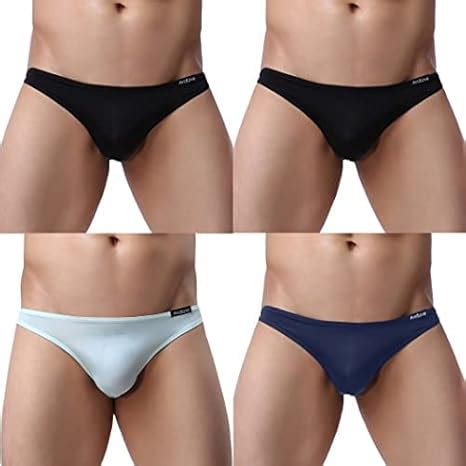 Avidlove Underwear Men S 4 Pack Classic Low Rise Stretchy Hip Briefs Bikini X Large At Amazon