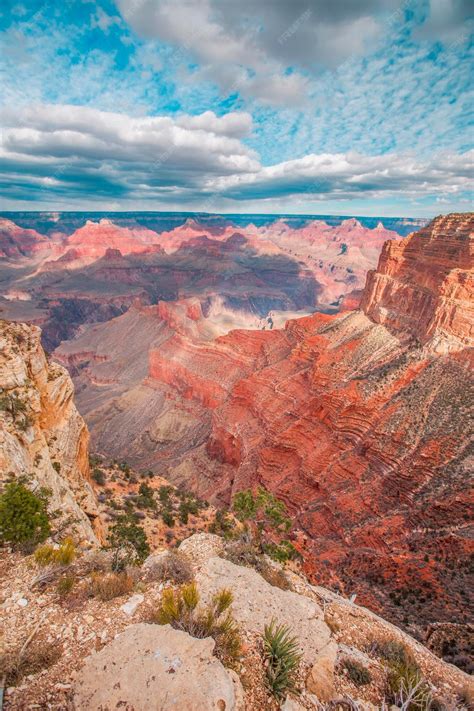 Premium Photo | Grand canyon aerial view