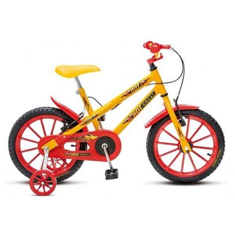 Bicicleta Colli Mtb Hot Aro Masculino Amarelo Vermelho Madeiramadeira