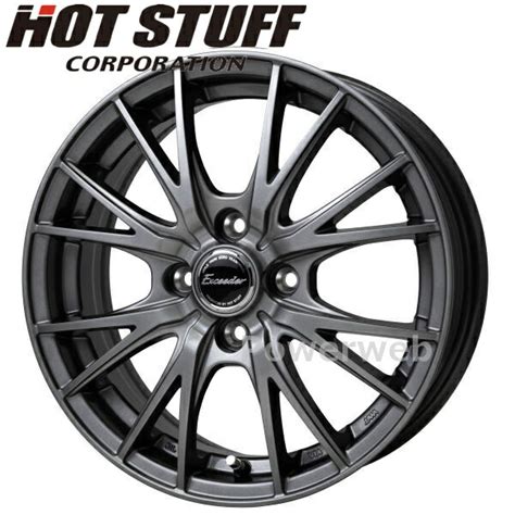 楽天市場Exceeder E05 II 15インチ 6 0J PCD 100 穴数 5 inset 43 ダークシルバー DS エクシーダー E05 2 HOT STUFF