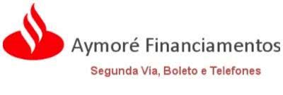 boleto faturas aymore santander financiamentos