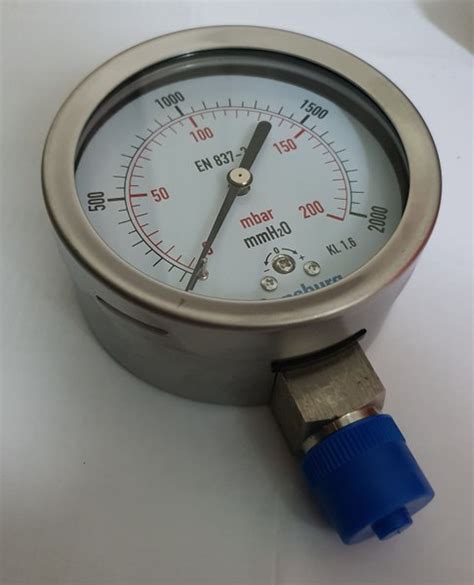 Jual Pressure Gauge Rws Ransburg Inch Stainless Mbar Mmh O