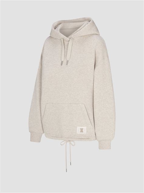 Essential Fleece Pullover Drawstring Hoodie in Nude | SAVAGE X FENTY