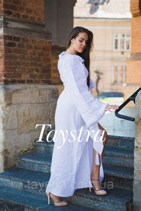 Свадебное вышитое платье женское бохо вышиванка лен, этно, стиль бохо ...