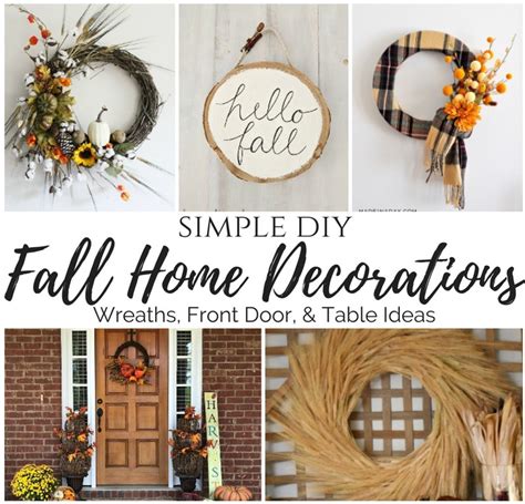 Simple Diy Fall Home Decorations My Pinterventures