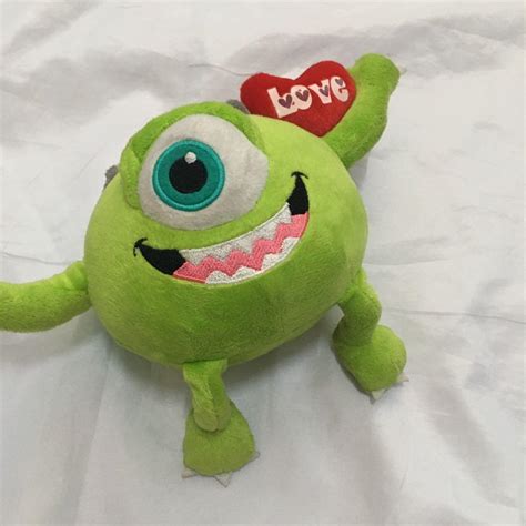 Monsters Inc. Mike Wazowski Plush Toy, Hobbies & Toys, Toys & Games on ...