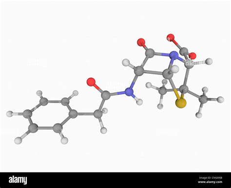 Penicillin molecule hi-res stock photography and images - Alamy