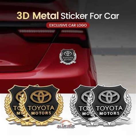 Car Window Emblem Sticker For Toyota Logo