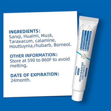 Tib Herbal Hemorrhoid Cream Relieves Hemorrhoid Pain Anal Fissure Treats Anal Bleeding And