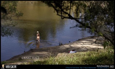 Naked Marta Dusseldorp In A Place To Call Home