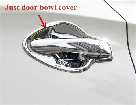 For Nissan Morano Murano 2015 2018 Chrome Side Door Handle Bowl Cup