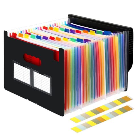 Органайзер за документи NOTWAIT, Полипропилен, 24 джоба, 33x24 см ...