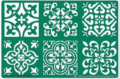 Трафарет на клеевой основе " Плитка" – купить в интернет-магазине на ...