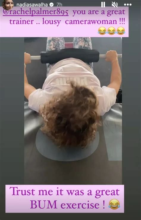 Loose Womens Nadia Sawalha In Racy Bum Exercise After Fans Brand Her Milf Daily Star
