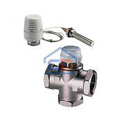 Термостатический трёхходовой смесительный кран 1" (дюйм) в Ташкенте ...