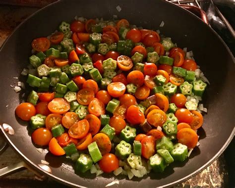 Roasted Okra and Cherry Tomatoes - Norman's Farm Market