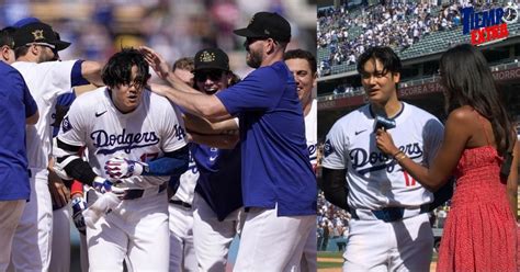 Shohei Ohtani Explic Su Primer Walk Off Con Los Dodgers Tiempo Extra