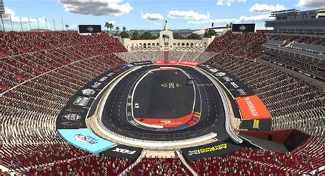 Los Angeles Memorial Coliseum Released On IRacing NASCAR