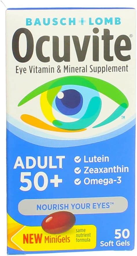 Buy Bausch And Lomb Ocuvite Adult 50 Eye Vitamin And Mineral Softgels 50 Ea